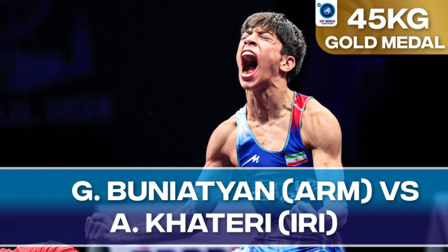 مدال طلای اهورا خاطری | کشتی آ...