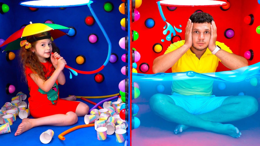 ایوا جدید  چالش اتاق 1000 دکمه...