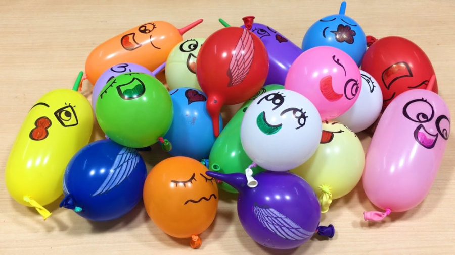 رنگ ها را با اسلایم بادکنکی یا...
