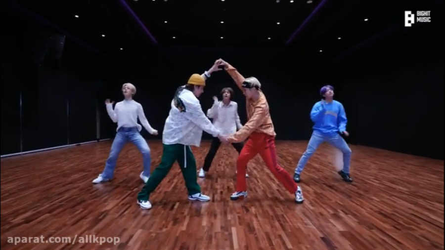 تمرین رقص بی تی اس آهنگ باتر