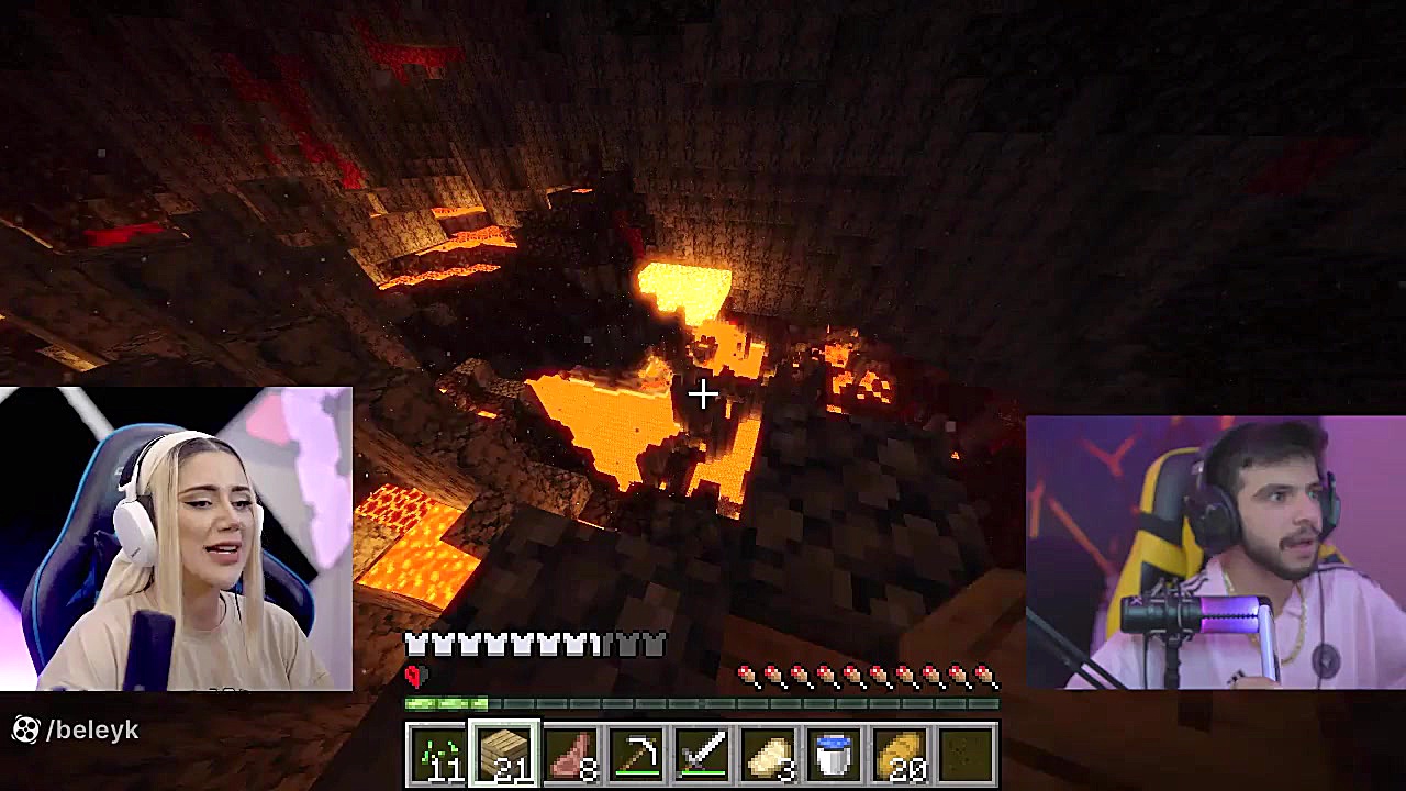 ماینکرافت 6نیم قلب با ملینا و...