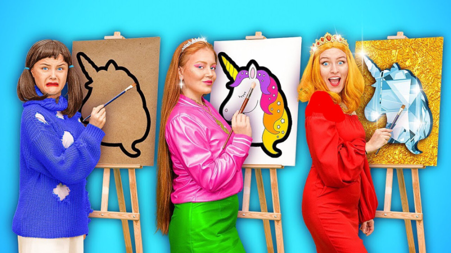 چالش خنده دار نقاشی کردن دختر...