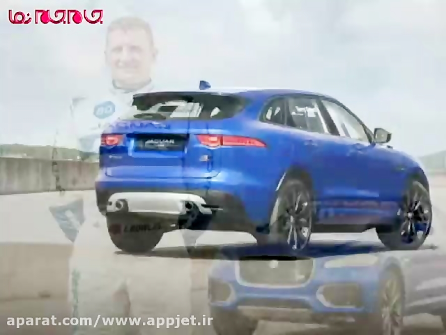 حرکات آکروباتیک یک راننده با ش...