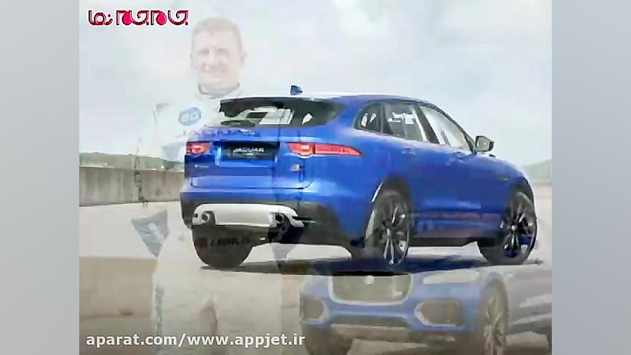 حرکات آکروباتیک یک راننده با ش...