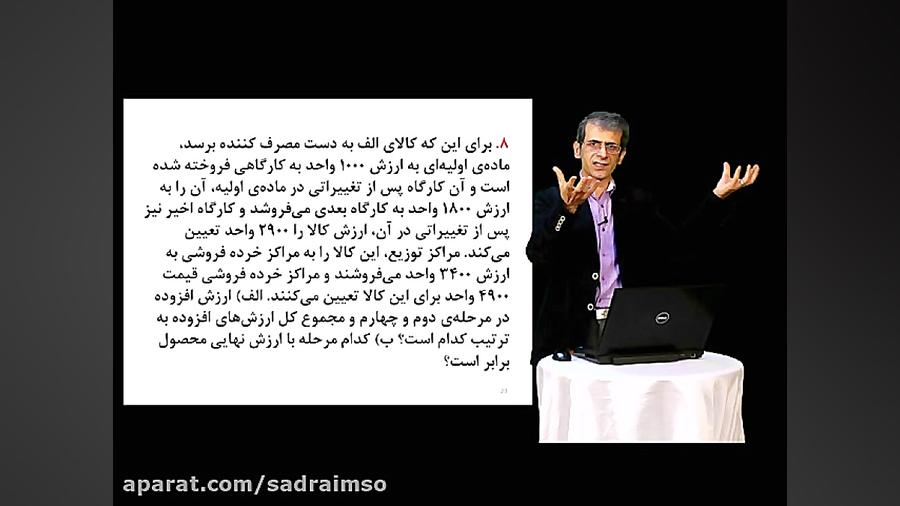 فیلم آموزش نحوه حل مسائل درس ا...