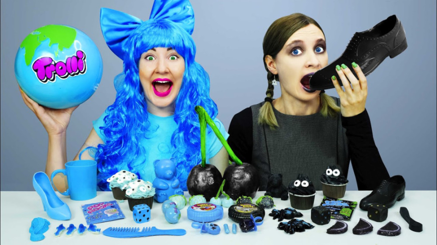 چالش غذای مشکی در مقابل آبی  چ...