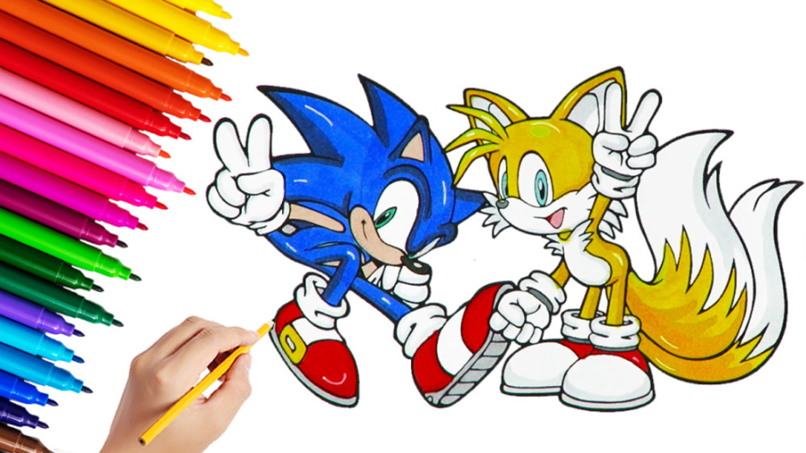 آموزش نقاشی و رنگ آمیزی سونیک...