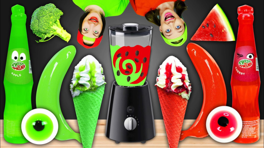 چالش غذای قرمز در مقابل سبز  چ...