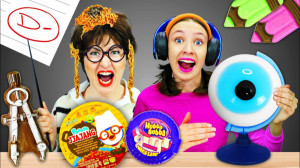 چالش غذایی ، چالش خنده دار بان...