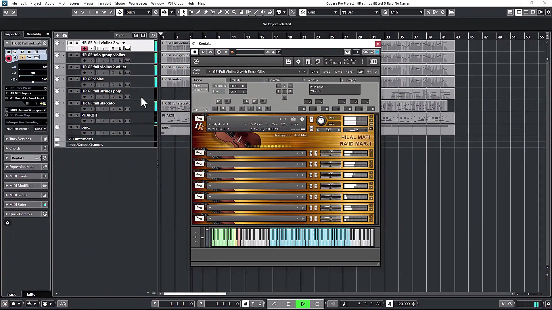 HR Strings GOLD Edition Demo 5