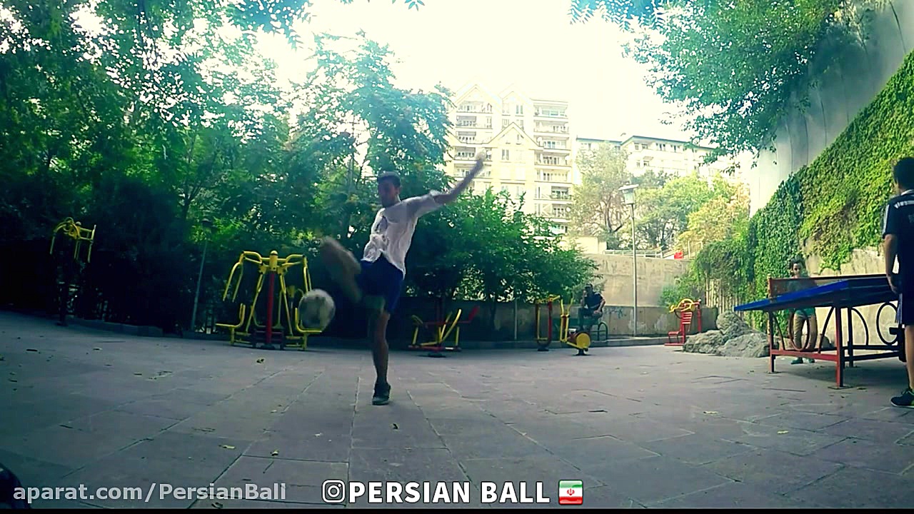 حرکت شگفت انگیز با توپ  پرشین...