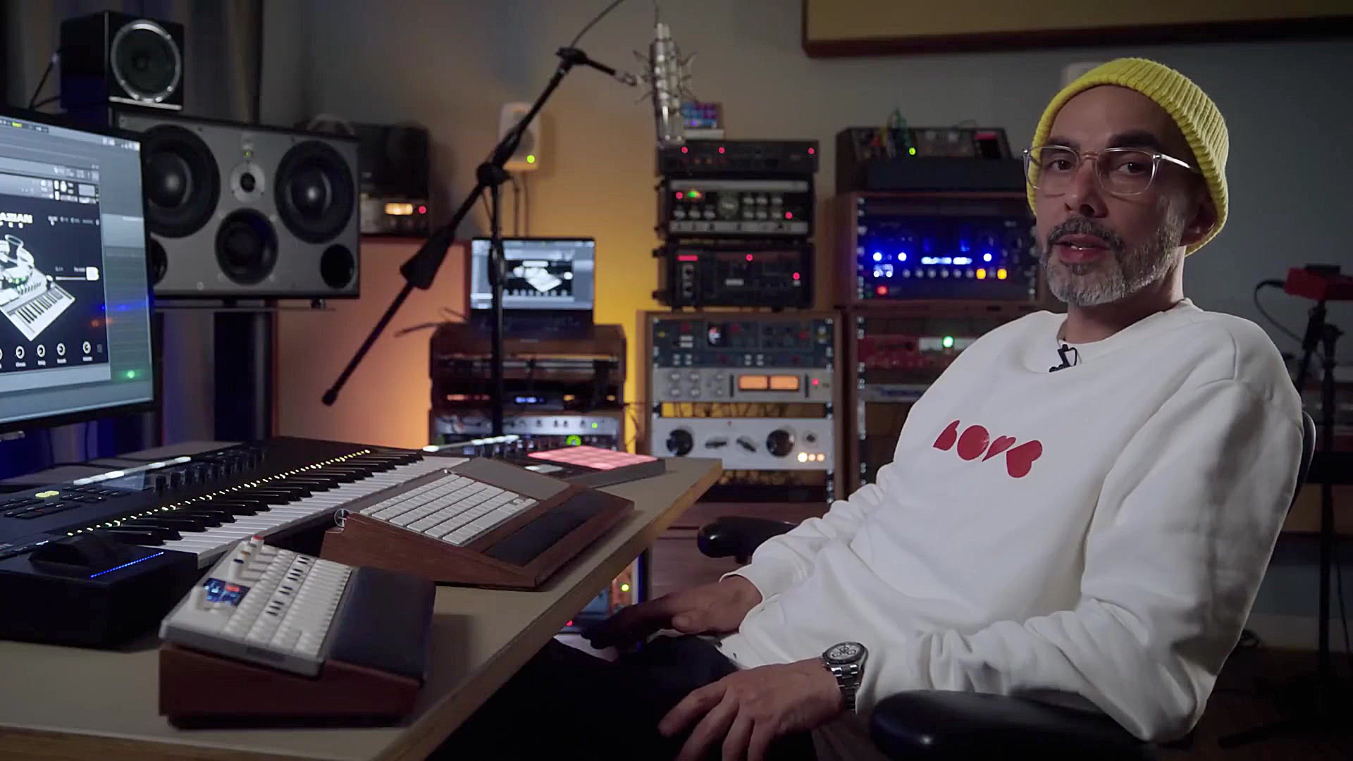 In the studio with Bazzazian N...