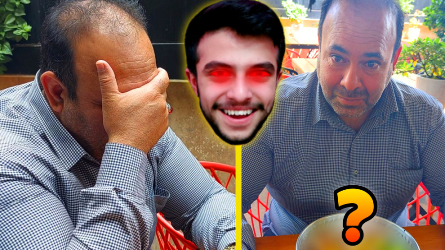 بابام با چشم بسته روی هر غذایی...