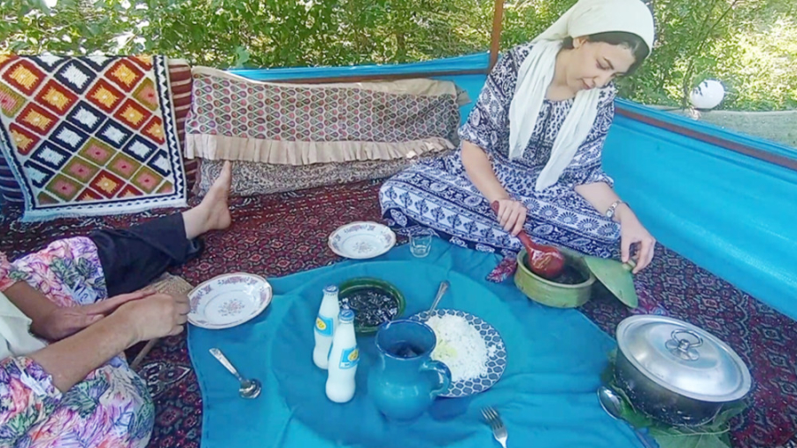 زندگی و آشپزی روستایی  درست کر...