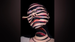تغییر اجزای صورت با نقاشی