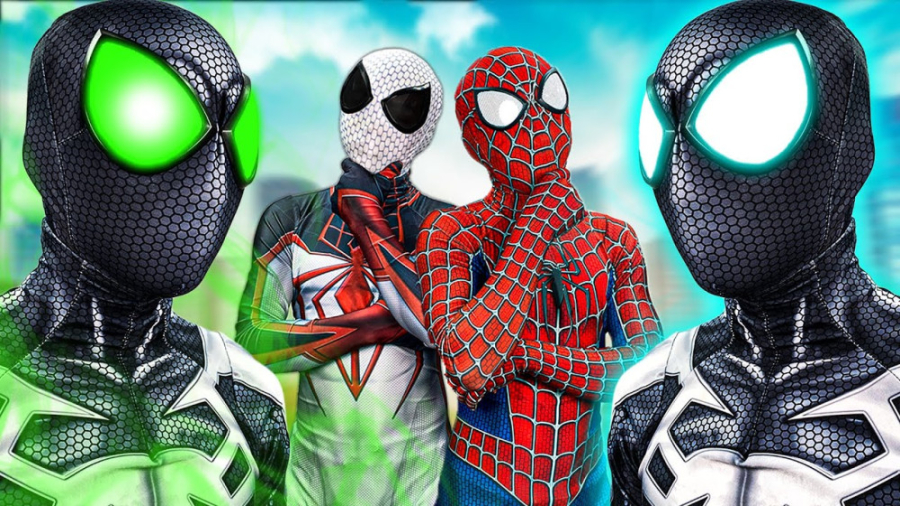 مرد عنکبوتی  دختر عنکبوتی جنگج...