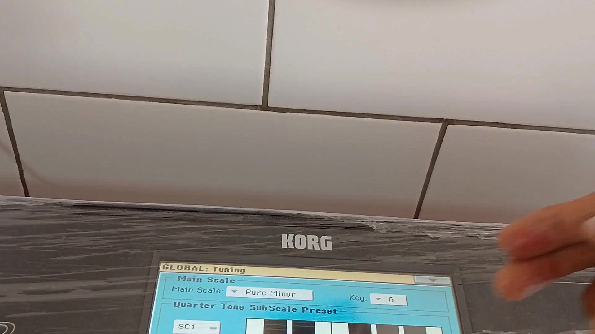   آموزش تنطیم کرن korgpa600