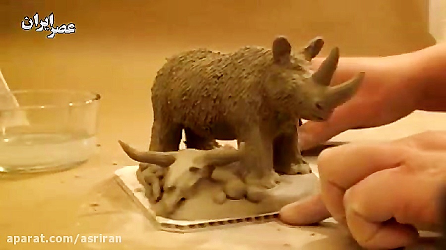 مجسمه سازی؛ کرگدن