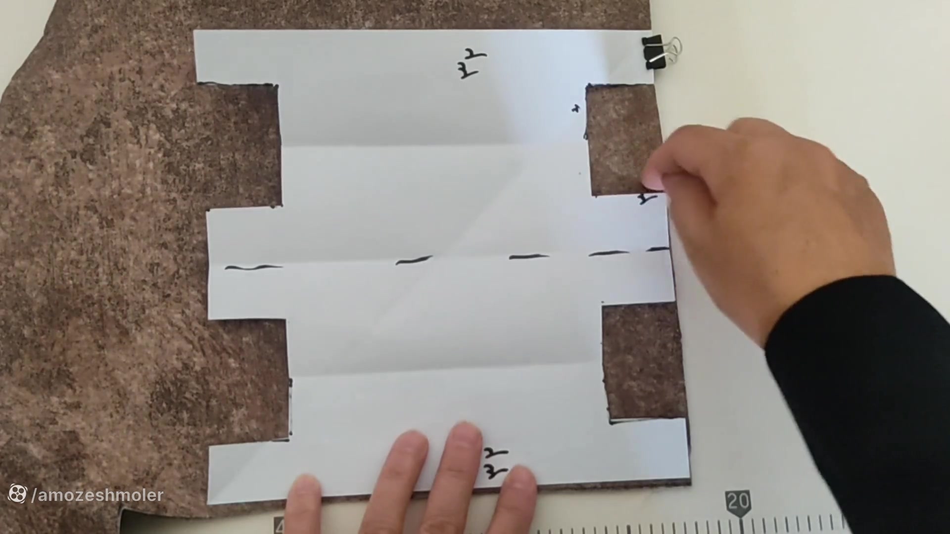 آموزش دوخت آسان جا مدادی سایزب...