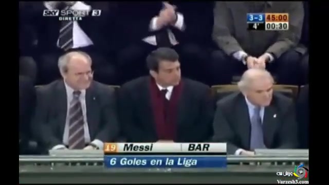 هتریک مسی در مقابل رئال مادرید...