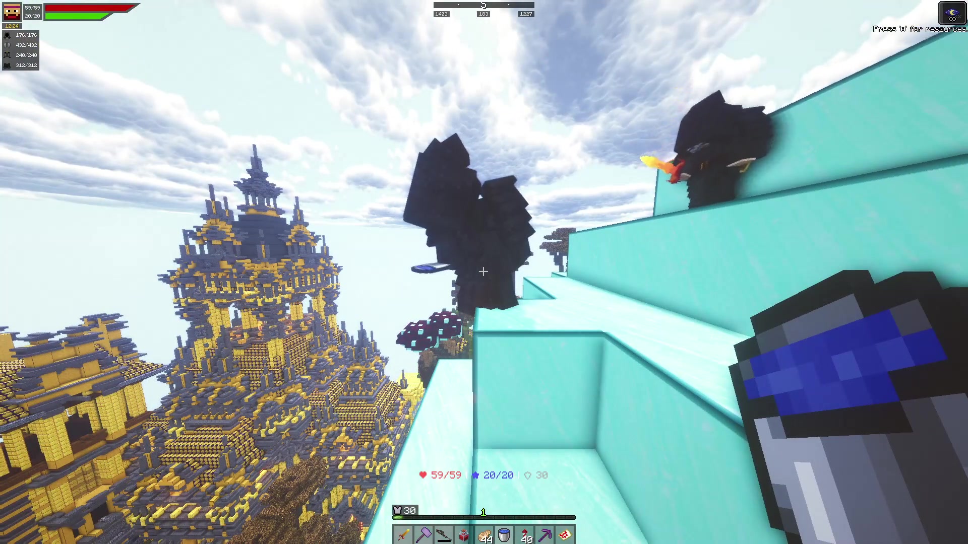 ماینکرفت اما خمپاره ها داره می...