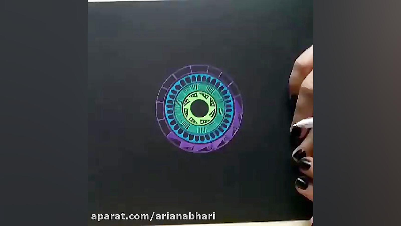 تایم لپس بی نظیر نقاشی