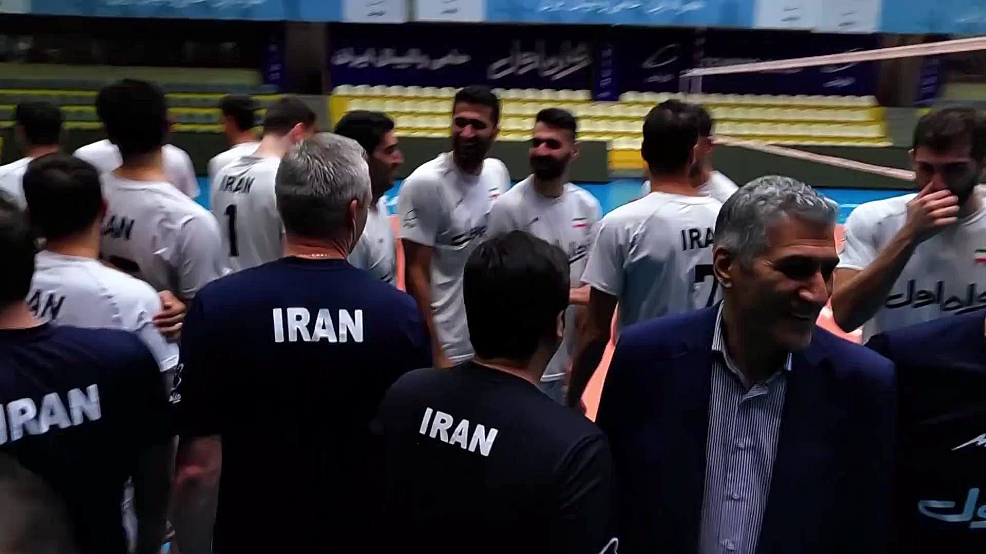 آخرین تمرین تیم ملی والیبال مر...