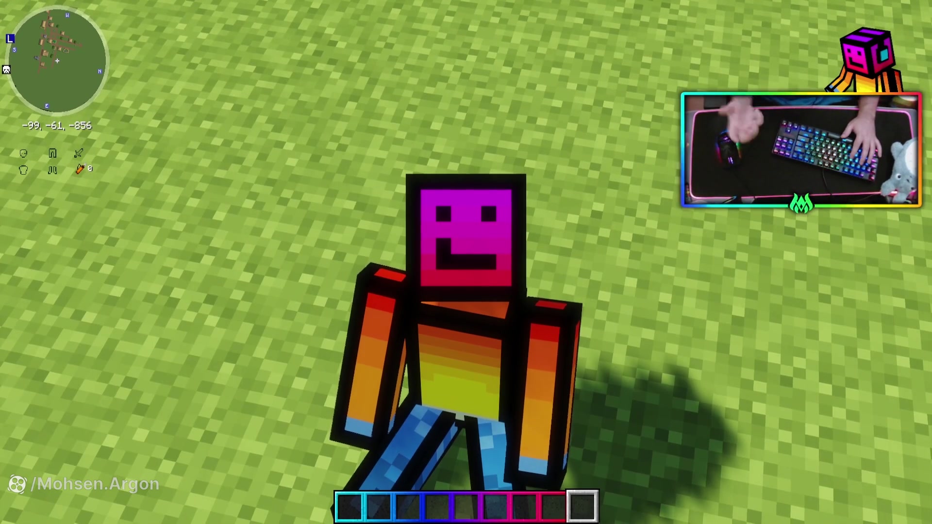 ماینکرفت اما آموزش بیکن RGB ما...