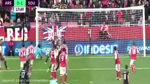 خلاصه بازی آرسنال و ساوتهمپتون...