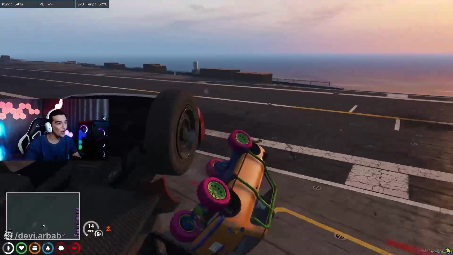 چالش خفن جی تی ای وی و پر استر...