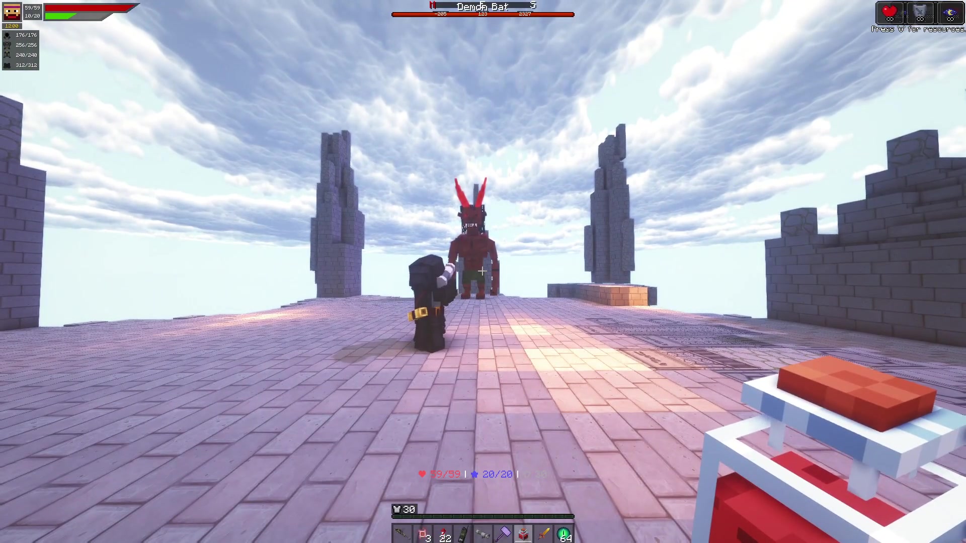 ماینکرفت اما مبارزه با شیطان ت...