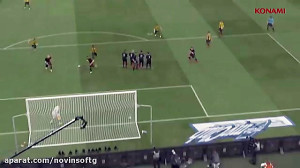 بازی فوتبال حرفه ای Pes 2017 ب...