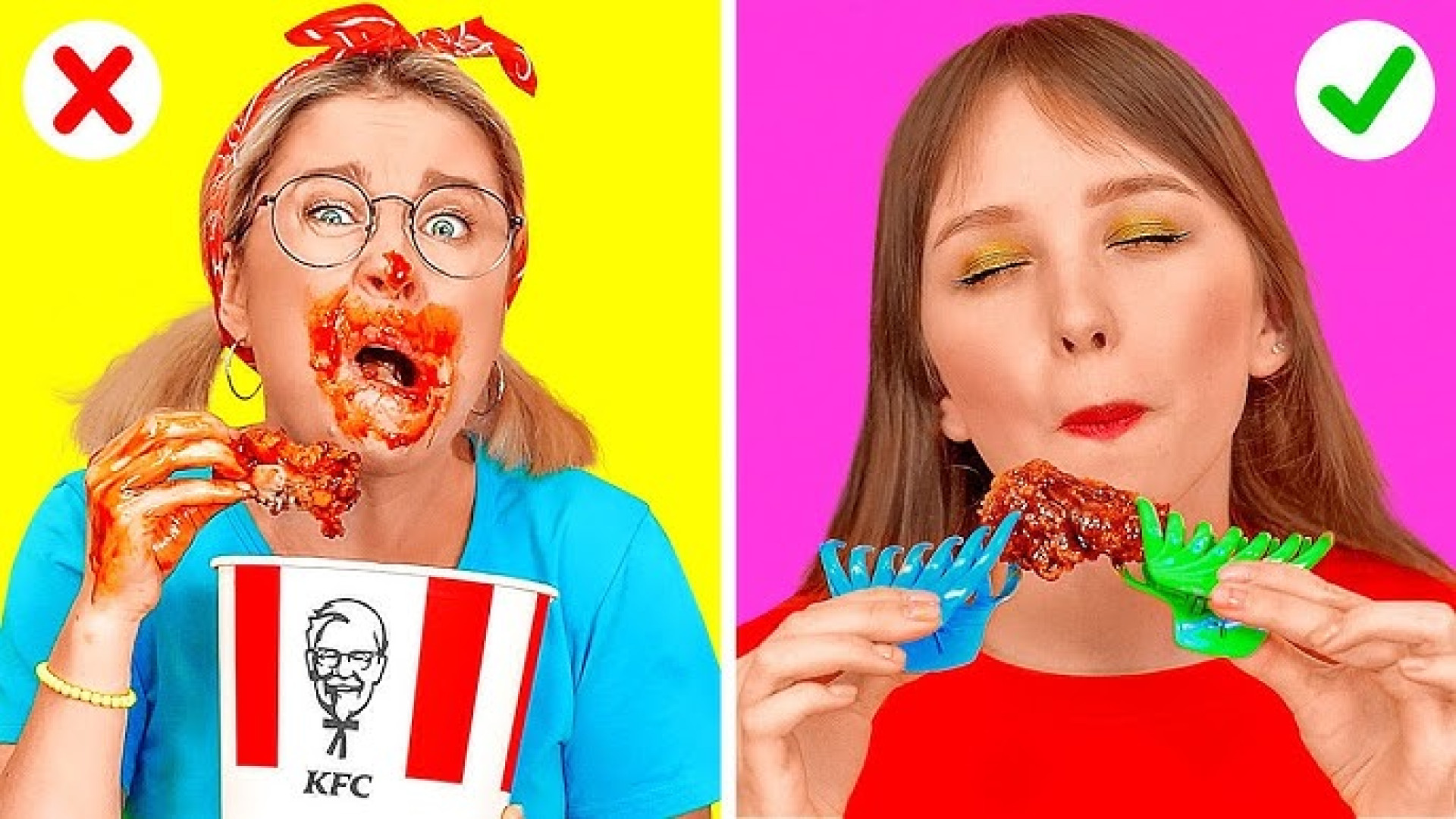 چالش خنده دار  ترفند خوشگل ساخ...