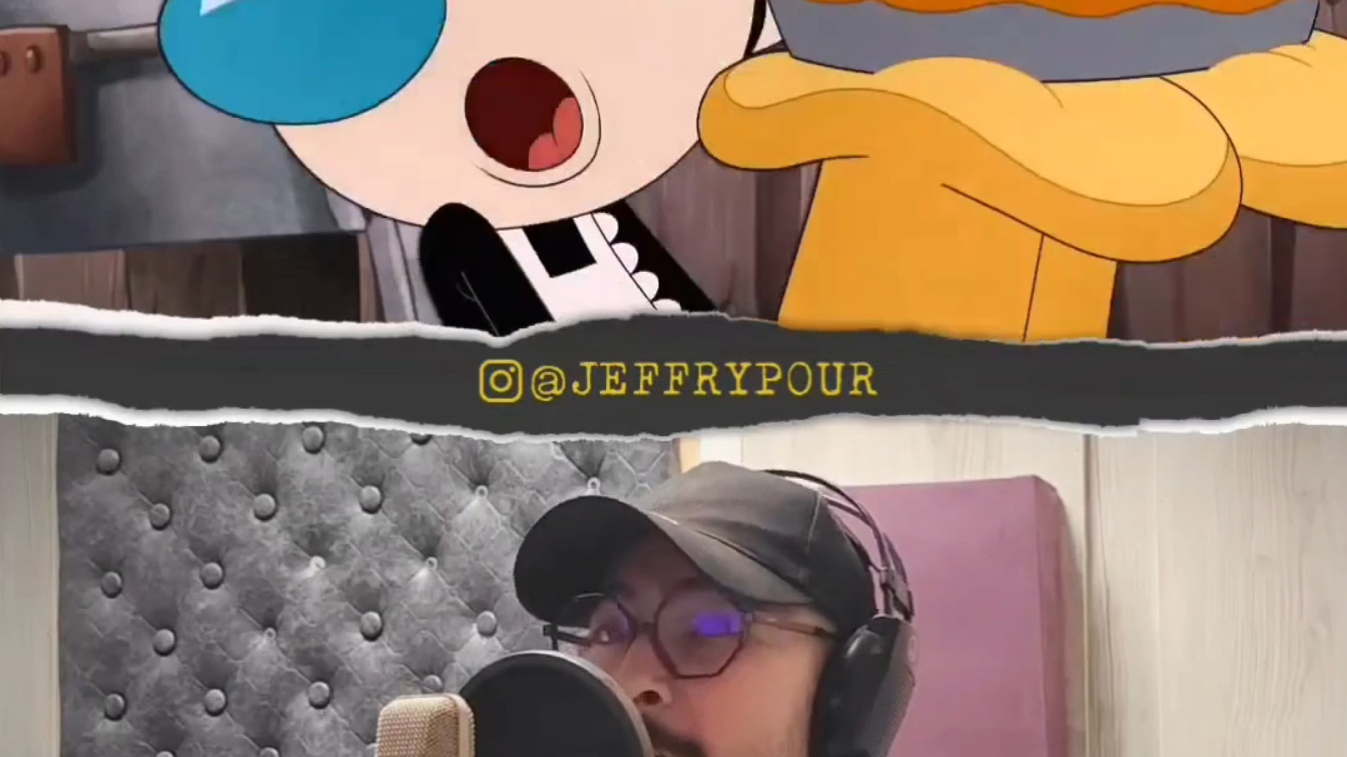 پشت صحنه دوبله نمایش کله فنجون...