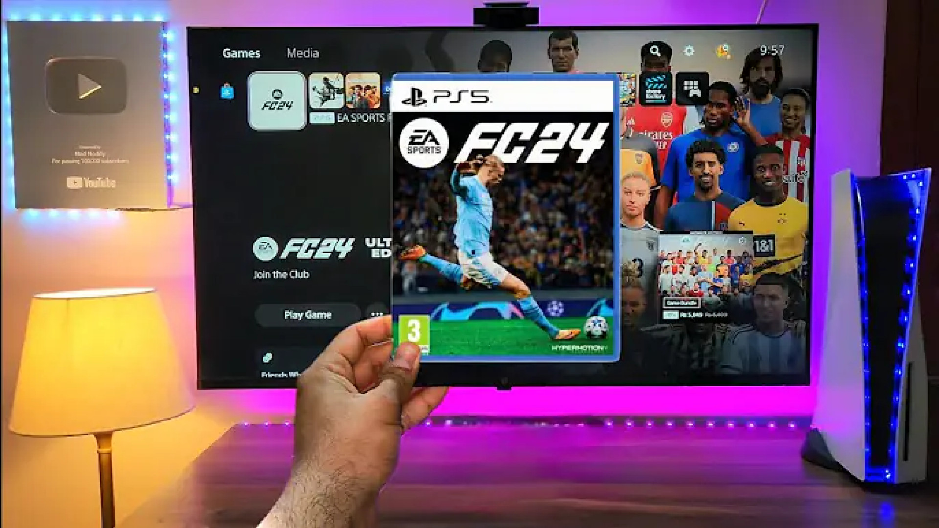 PS5 OKM NUEVA SELLADA CON LECTORA + FC24 — Martín Games