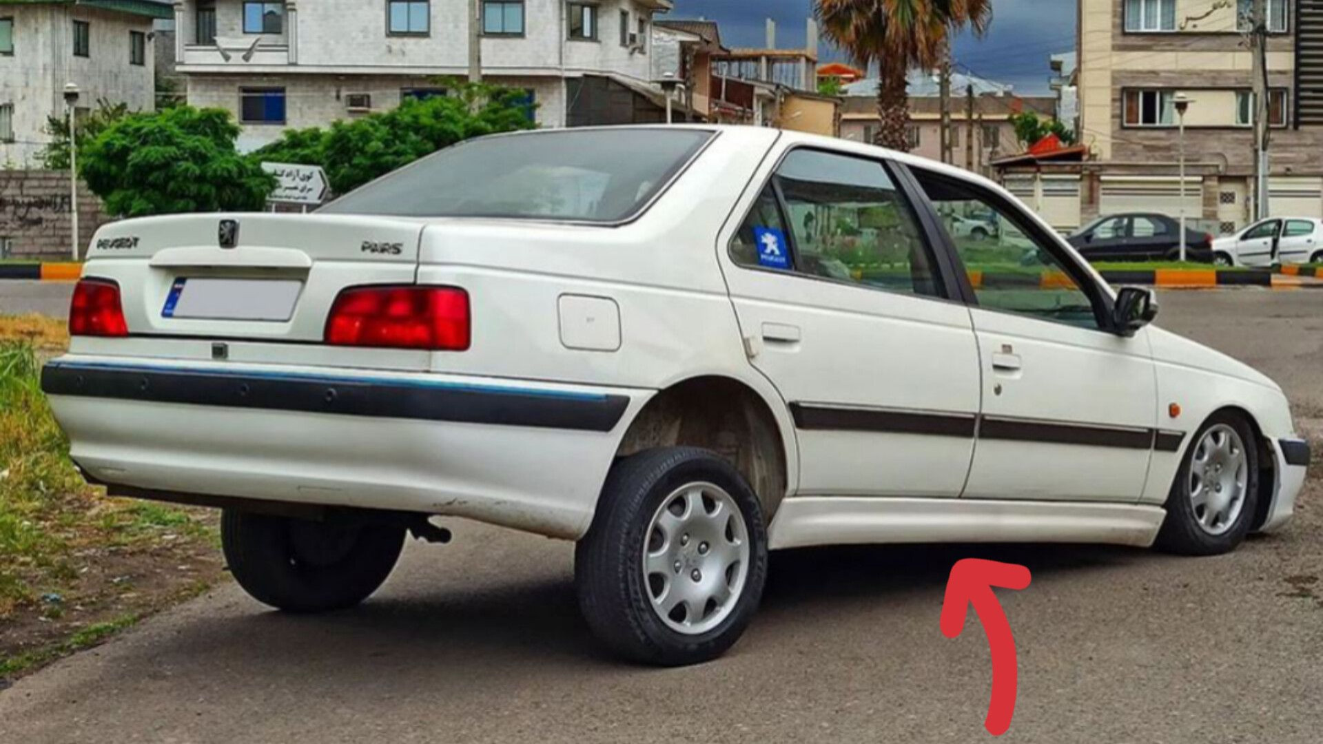 پژو پارس ELX شوتی | هندلینگ