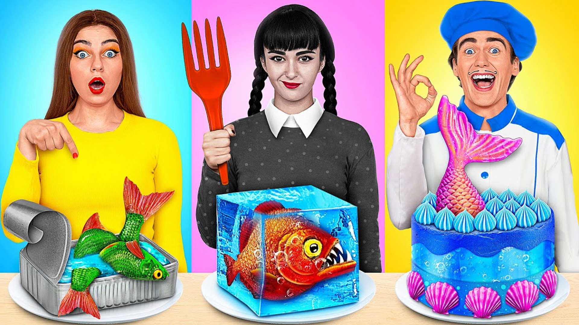 چالش غذایی ونزدی ادامز مقابل م...