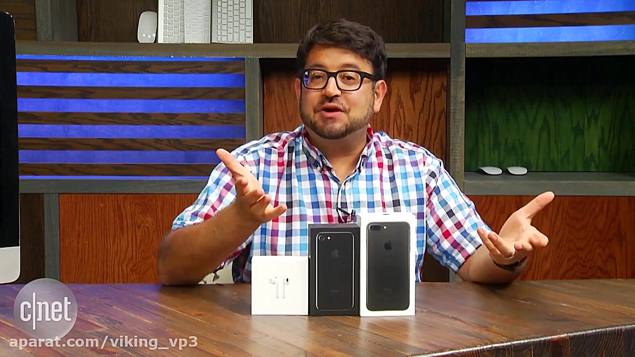 جعبه گشایی آیفون 7 و ایرپاد