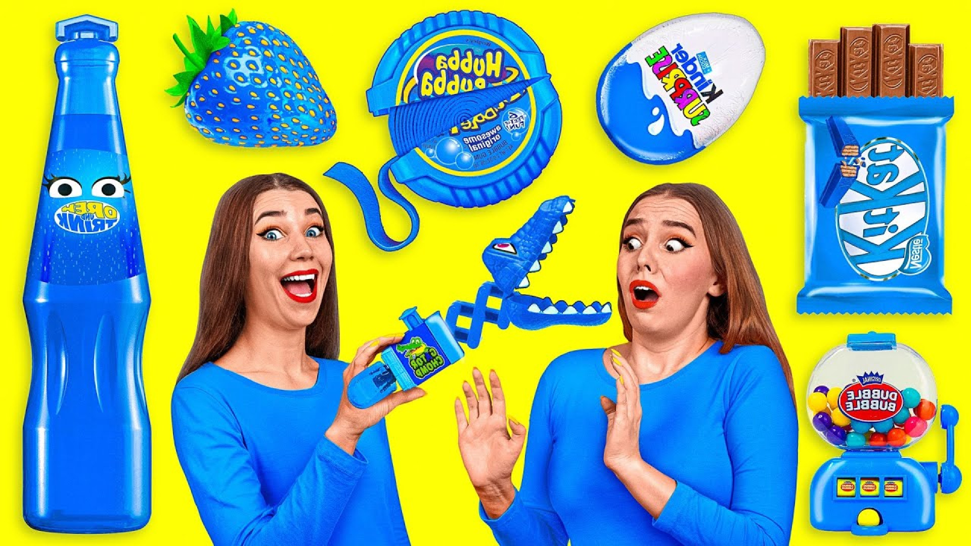 چالش غذایی خوشمزه غذاهای آبی و...