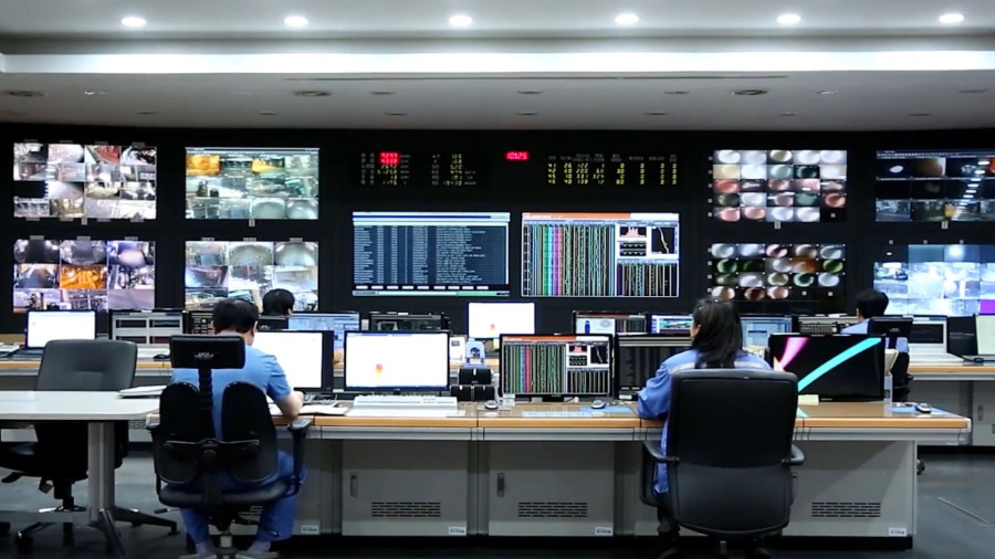 Process Safety Control Room Footages of process control rooms in iron and steel plants
