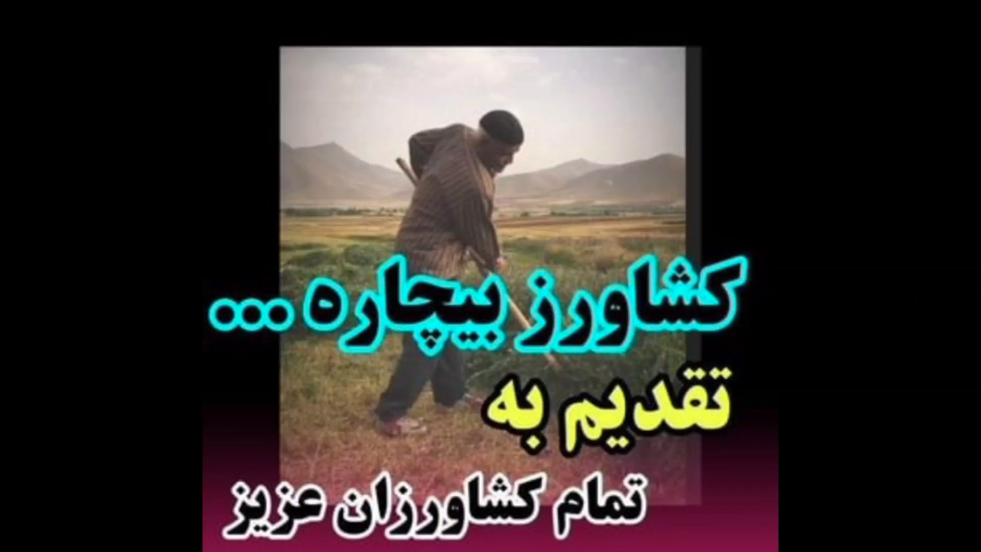 کشاورز بیچاره | تقدیم به تمام...