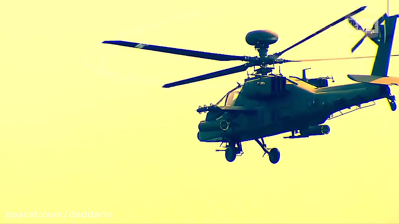 تمرینات نظامی بالگردهای آپاچی...