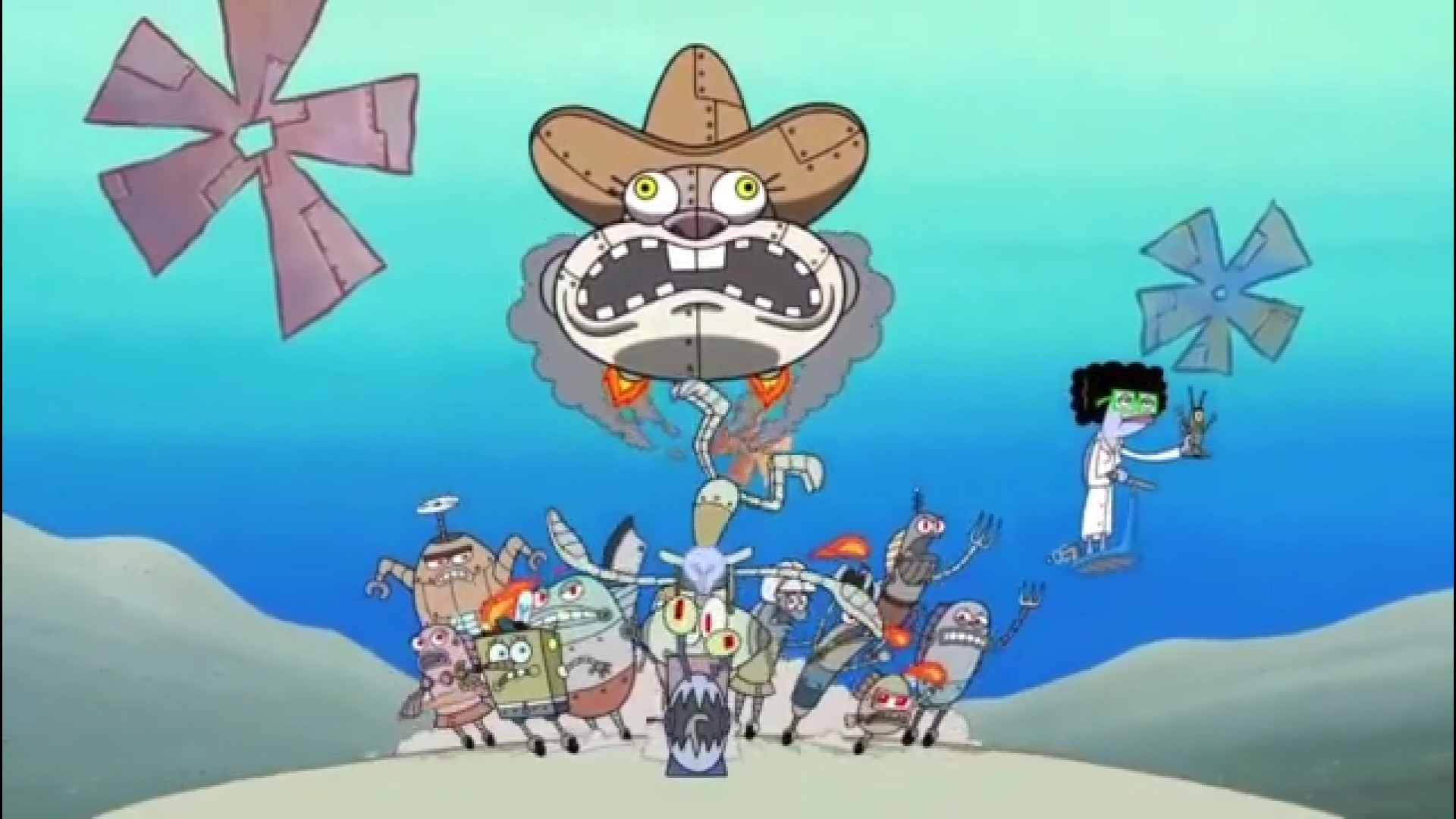 باب اسفنجی دوبله فارسی  بیکینی...