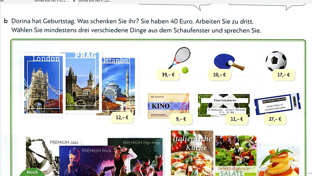 حل تمارين كتاب Schritte Plus 4 Kursbuch www.aparat.com