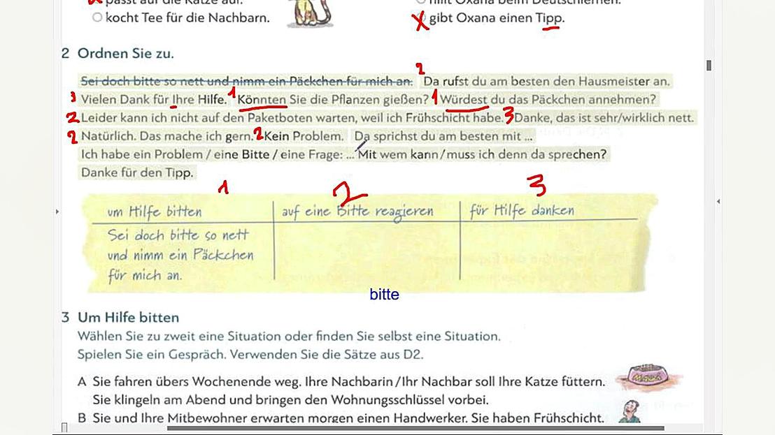 Schritte Plus 3 A2/1 Arbeitsbuch Cevapları www.aparat.com