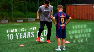 تمرین با ورزشکار ده ساله ام از...