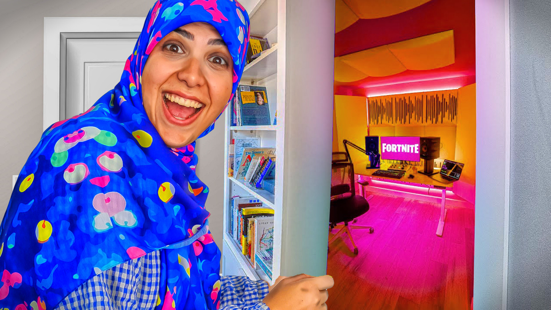 برای بچه ها اتاق مخفی درست کرد...