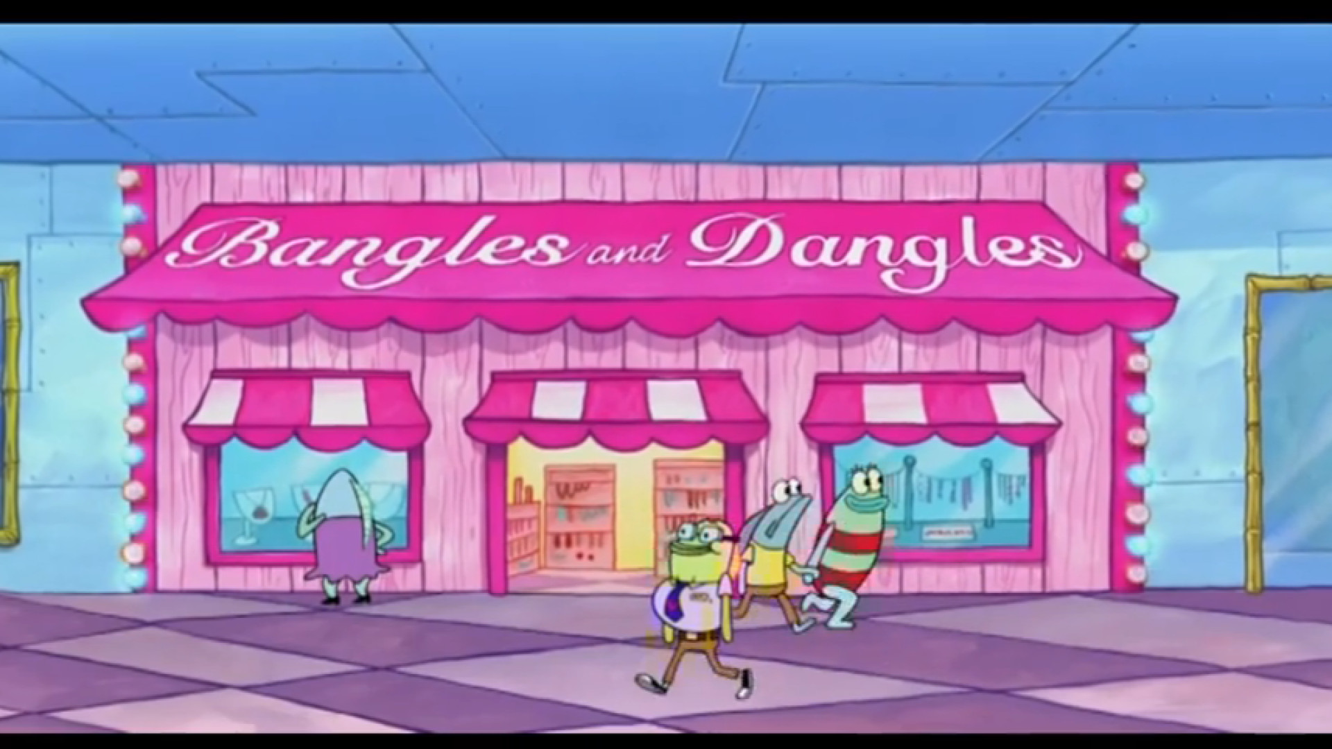 کارتون باب اسفنجی شلوار مکعبی...