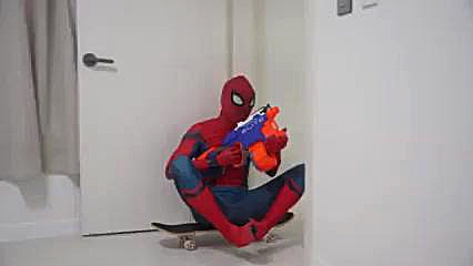 کارتون مرد عنکبوتی خنده‌دار قس...