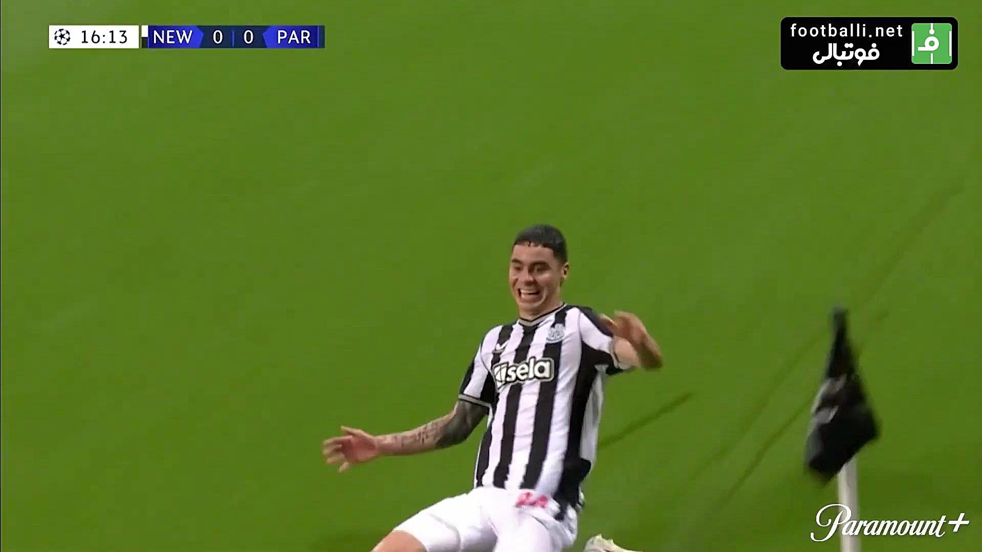 خلاصه بازی نیوکاسل 4 1 پاری سن...